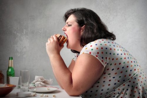 Ожирение на фоне переедания