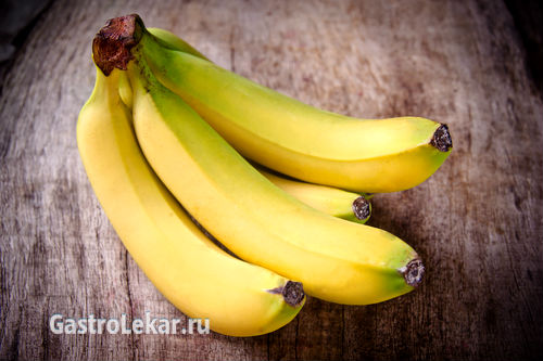 Бананы при лечении гастрита