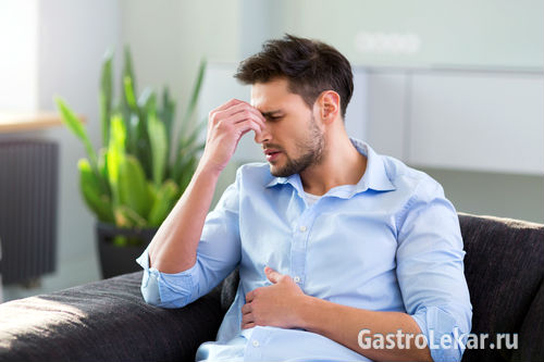 Причины и лечение головных болей при гастрите
