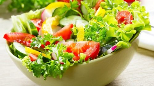 Свежие овощные салаты