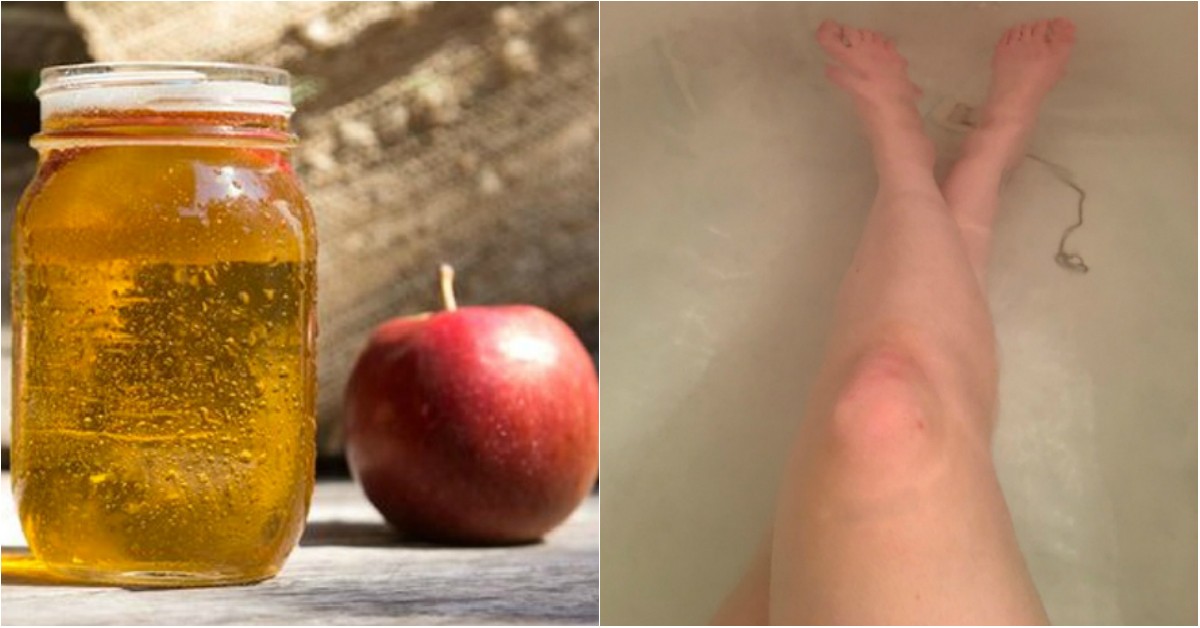 Ванна с яблочным уксусом