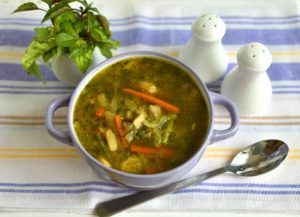 Суп из кабачков и сельдерея