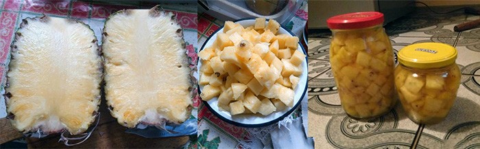 Консервирование ананаса