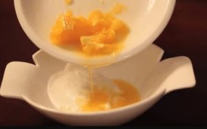 Маска из йогурта и апельсина