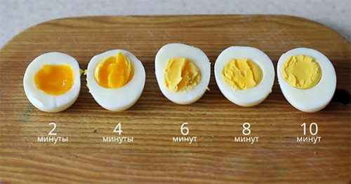 Определение готовности яиц